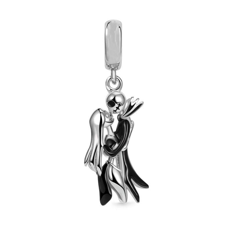 MINISO Princess Pendant Bead Component Copper Metal Monkey Snowman Charm Bead Component Compatible With Bracelet High Quality Fine Jewelry Bangle Do