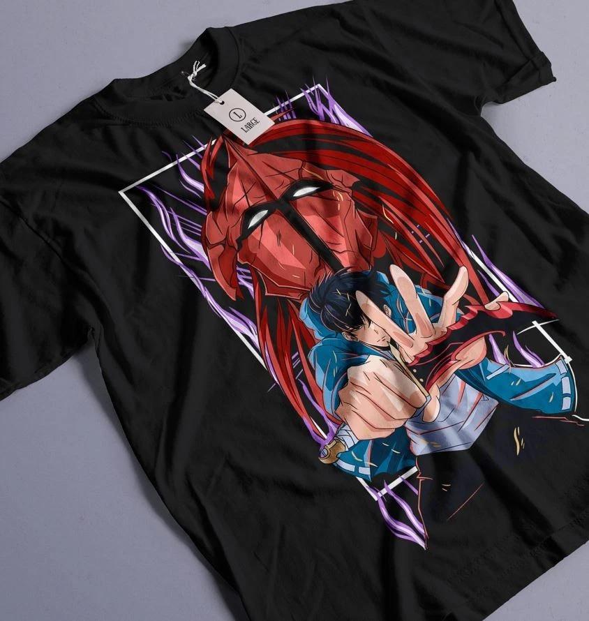 Solo Leveling TShirt Sung Jinwoo New Anime Unisexga Black Shirt Tee All Size S