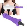 Muskelmassagekopf Wasserdichtes Silikon Ersatzkopfaufsatz für Gewebemassagegerät Lila
