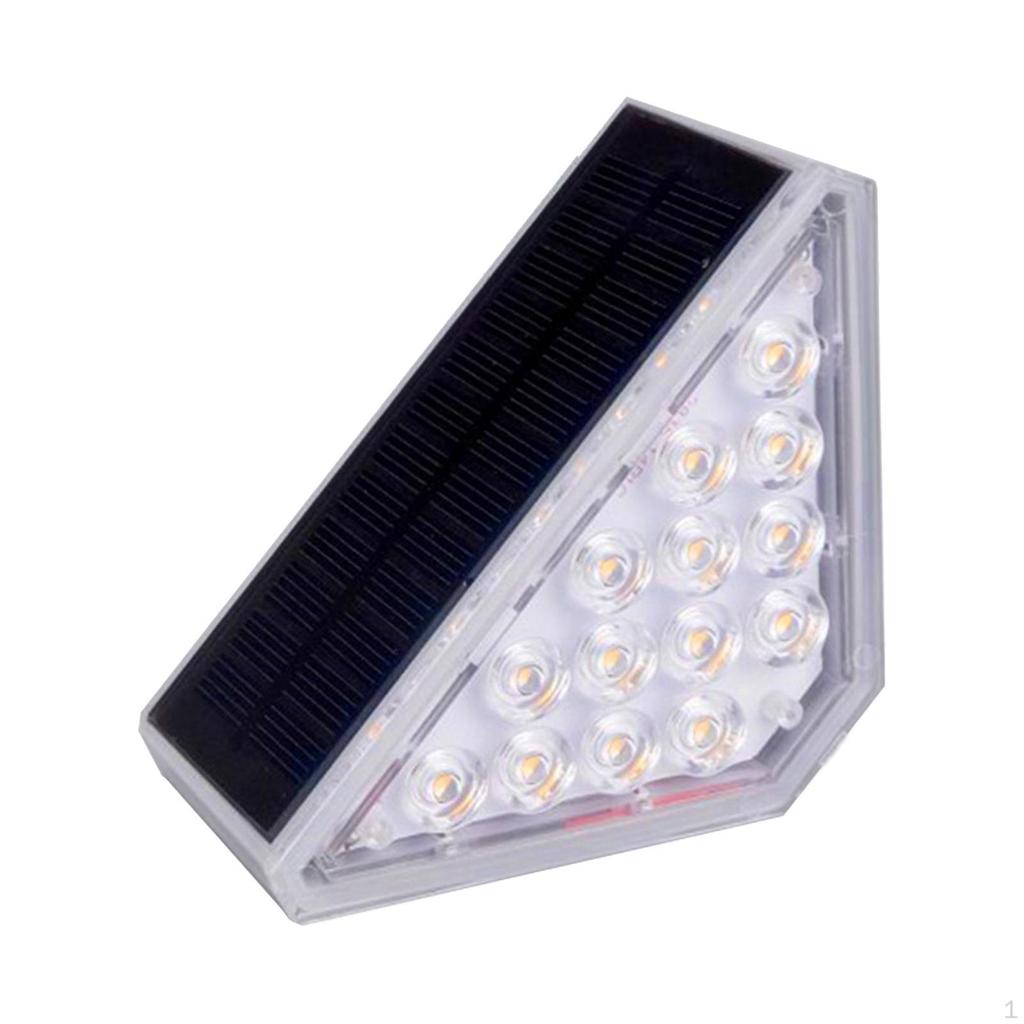 LED Step Lights, Solar Stair IP68 Waterproof Outdoor Lights Powered
