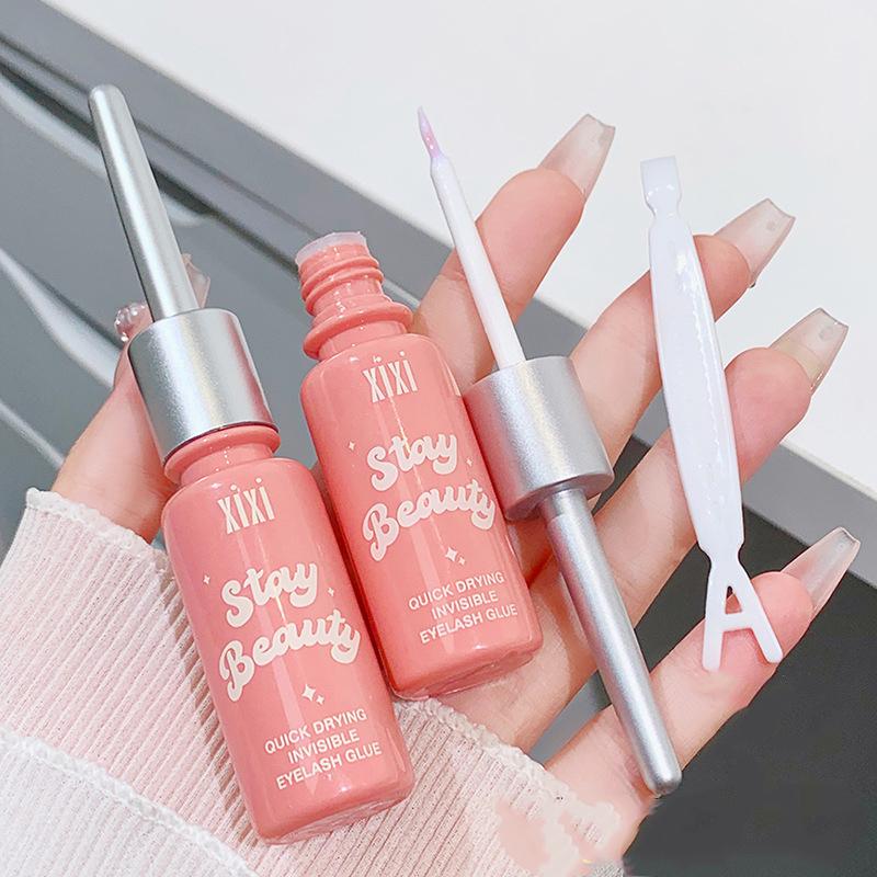 Lepidlo na prodlužování řas Dlouhotrvající Make-up Řasy Neviditelné Lepidlo na umělé řasy Voděodolné Rychleschnoucí Transparentní Lepidlo na řasy