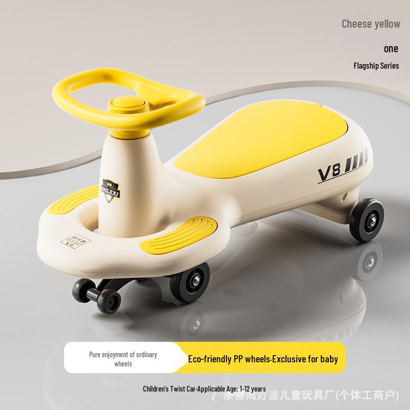 

Детская машинка-виггл с бесшумными колесами - Игрушка для катания для детей в возрасте 1-6 лет, выдерживает вес взрослого