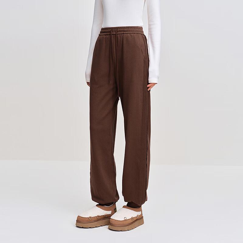 Ledin Retro Maillard Style Straight-Leg Cuffed Casual Pants