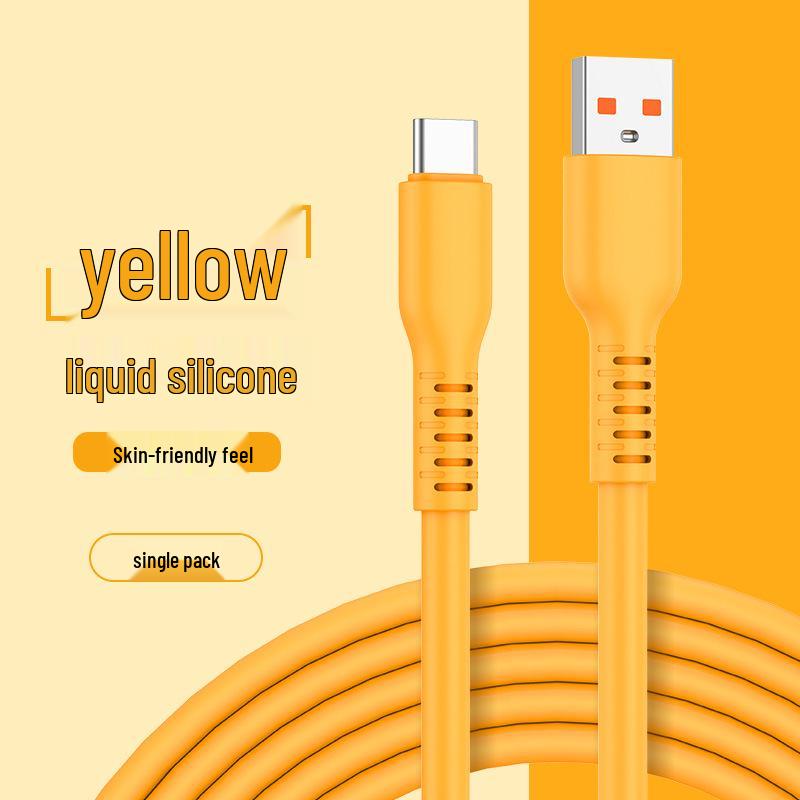 Thickened 120W Liquid Silicone 6A Android Fast Charging Cable - Super Fast Charge