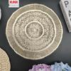 PVC Hollow Heat-Insulation Hot Stamping Placemat - Western Style Best Seller