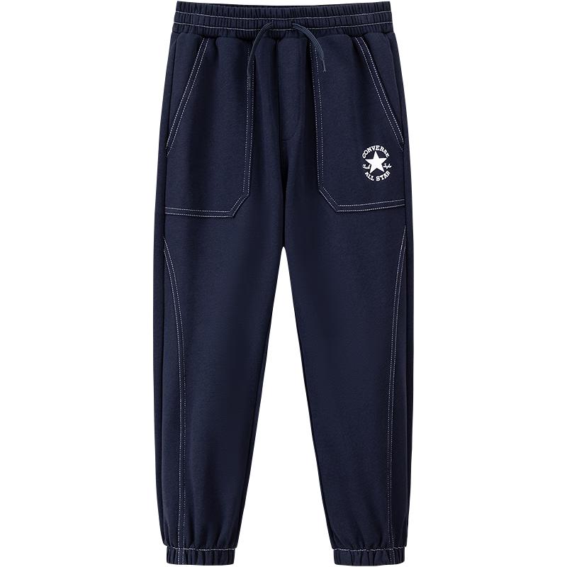 Converse Unisex Kids  Fleece Drawstring Pants L