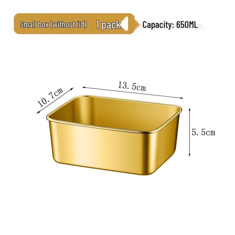 Stainless Steel Food Storage Containers 650ml Small