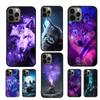 Süße Galaxys Wolf Handyhüllen Cover Für iPhone 17 Air 16 15 14 12 13 11 Pro MAX apple Plus Coque