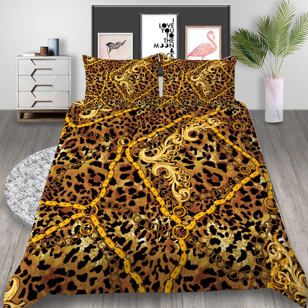 3D Digital Printing Luxury Home Bedding Set Bedroom Duvet Cover Home Bedding Set Single/Double Bed Home Decoration