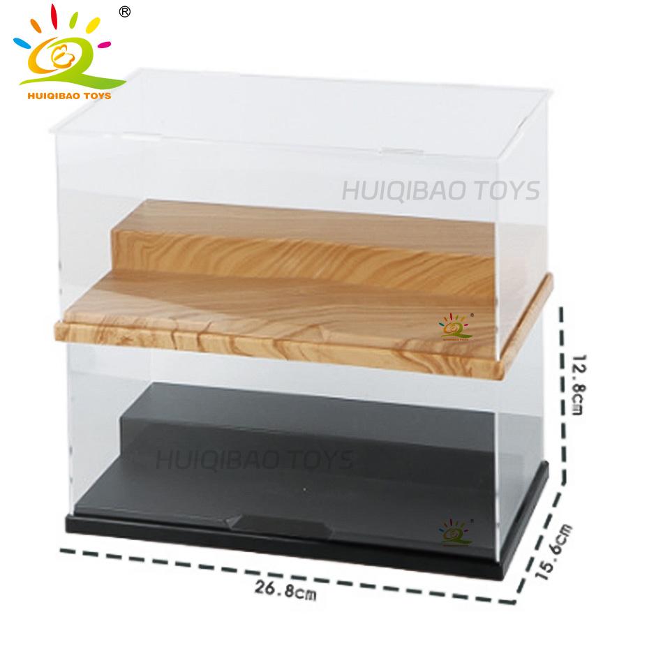 3-stufige staubdichte Figuren Bausteine Vitrine Box Ausstellungsbox Modellsammlung Dekorative Steine Spielzeug für Erwachsene