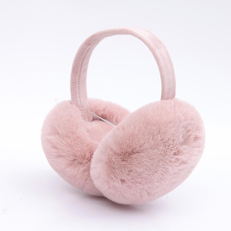 Foldable Faux Fur Winter Earmuffs for Women & Girls - Cute, Warm, Outdoor Ear Warmers