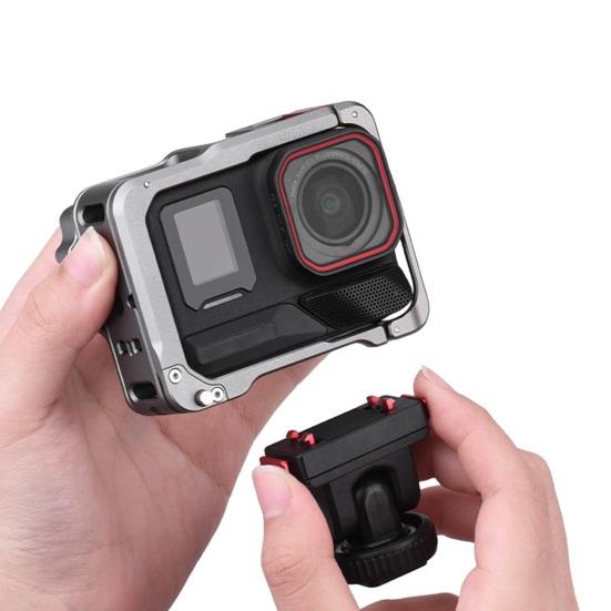 Magnetic Quick Release Mount for Insta360 Ace/Ace Pro/Ace Pro 2 1/4" Thread Action Camera Quick Release Base Tripod Adapter Sports Camera Accessories