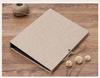 Simple Linen DIY Photo Album Adhesive Scrapbook Album Wedding Album Retro Family Large-Capacity Photo Album Creative Gifts