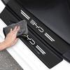 Carbon Fiber Car Door Sill Sticker Auto Door Threshold Strip For BYD Atto3 Han Song plus Seagyll V2l Dolphin F3 E6 G3 I3 Ea1 Dmi