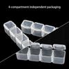 Practical 56 Grids Jewelry Organizer Box Independent for Rhinestone Crystal Bead Organizer Container Small Parts Storage
