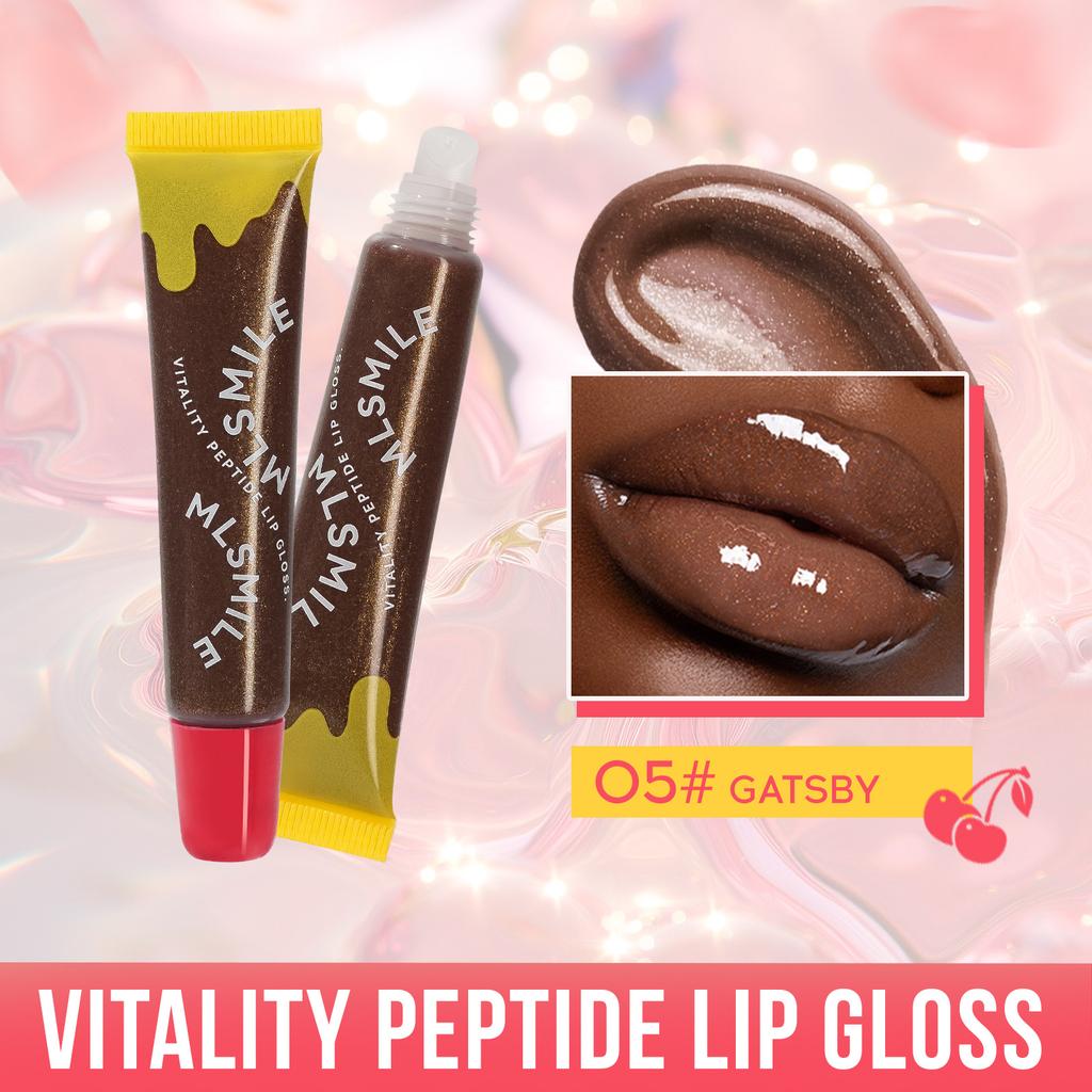 1pc Soft Tube Mirror Lip Gloss Clear Oil Nude Brown Plumping Lip Gloss Moisturising Transparent Lipgloss Beauty Cosmetics Makeup