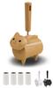 2ndUp Nyankoro Cleaner Adhesive Cleaner Mini Carpet Cleaner Cleaning Cat Adhesive Tape Adhesive Tape Main Unit 3 (Trial + (Brown) + Spares)