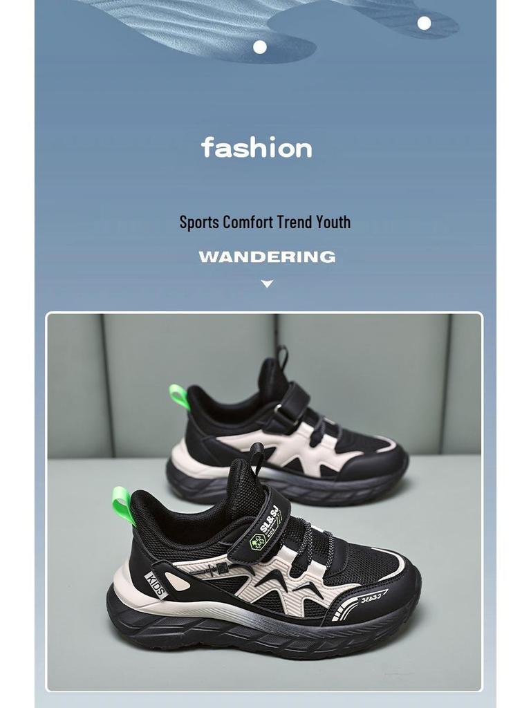 Boys' Breathable Mesh Running Shoes for Spring/Autumn 2024 - New Style for Older Children