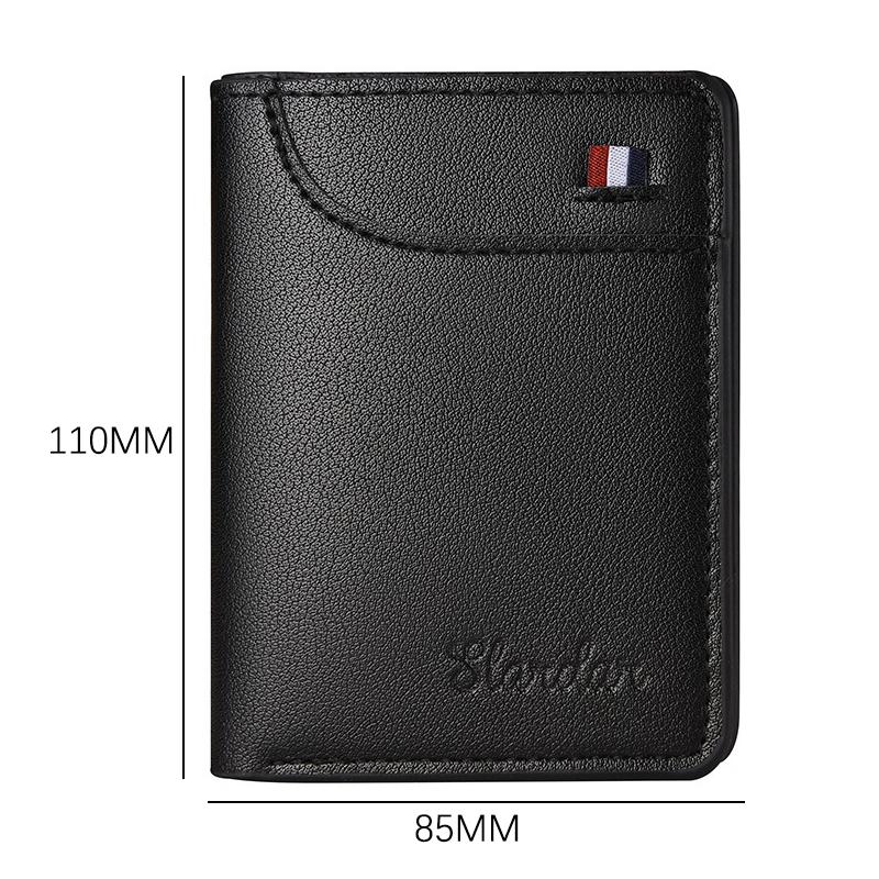 New Super Slim Soft Wallet Pu Leather Mini Credit Card Wallet Purse Card Holders Men Wallet Thin Small Short Coin Wallets