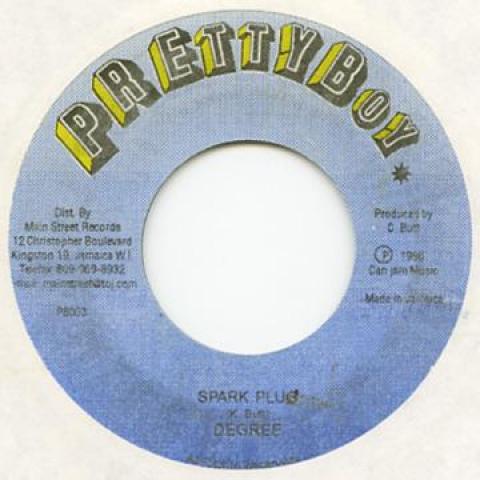 7inch Record GENERAL DEGREE - Spark Plug Pretty Boy 2001 Jamaica Reggae, Ska & Dub
