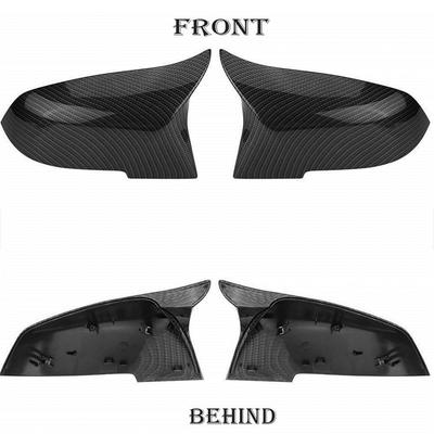 Carbon Fiber Look Mirror Cover Cap For BMW 2/3/5 Dr X1 F20 F21 F22 F30 F31 F32 F33