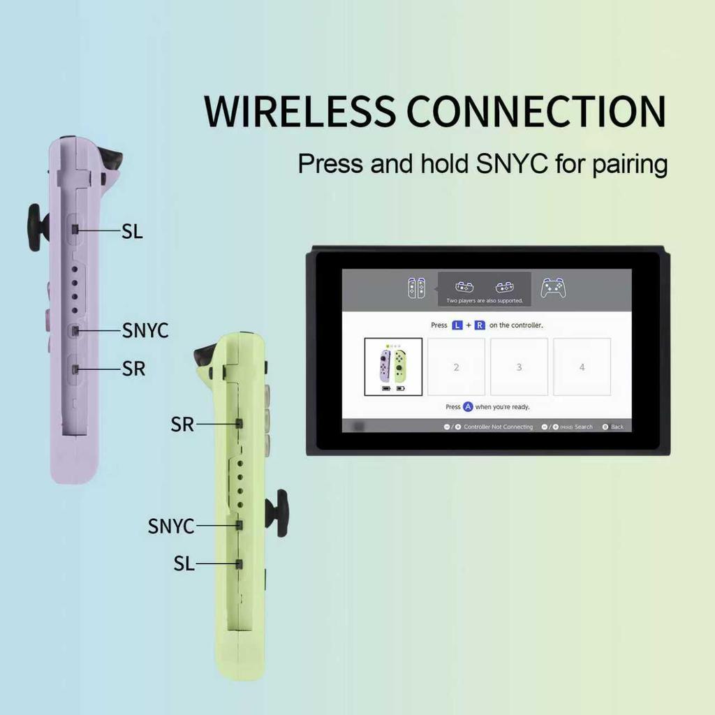 Switch Joy-Con Private Mold Wireless Controller Set: Left & Right NS Bluetooth Vibration Somatosensory Controllers
