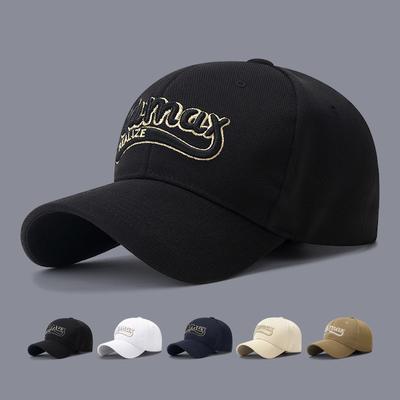 Embroidered Letter Baseball Cap Autumn Spring Women's Sun Visor Hat Men's Peak Cap