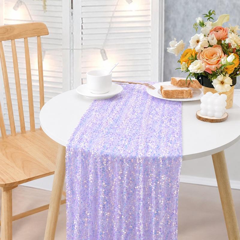 Laser Shinny Tablecloth Balloon Kpop Decoration Wedding Birthday Party Background Decoration Table Runner Tablecloth