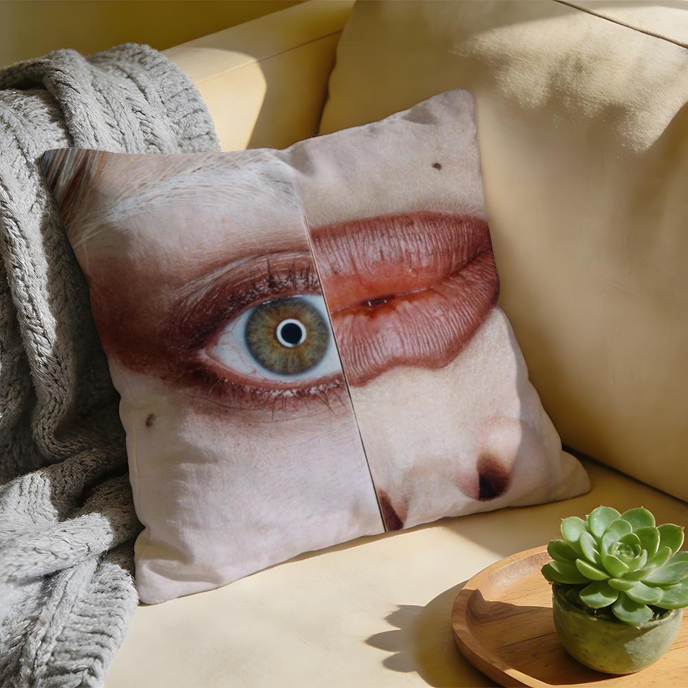 Cushion Cover Singer LLady Gaga Mayhem Washed Linen Soft Breathable Decorative Case For Sofa Home Pillow cover