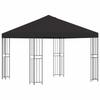 Pawilon 3 x 3 m Antracytowy Poliester i Stal 190 g/m²