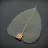 Passoire à Thé Forme Feuille Séparateur à Thé Feuille en Bois Marque-page Filtre à Thé Infuseur à Thé Réutilisable pour Thé en Vrac Café