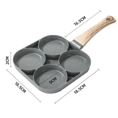 Wutuo Maifan Stone Four-Hole Non-Stick Egg Frying Pan