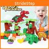 40 sztuk Zestaw klocków konstrukcyjnych na temat Parku Dinozaurów Puzzle Zabawki dla Kreatywnych Dzieci