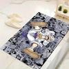 1Pc Whimsical Cartoon Character Rug, Office Carpet Indoor Outdoor Doormat, Non-Slip, Comfortable, Living, Christmas Halloween,  Xmas Gift S1394