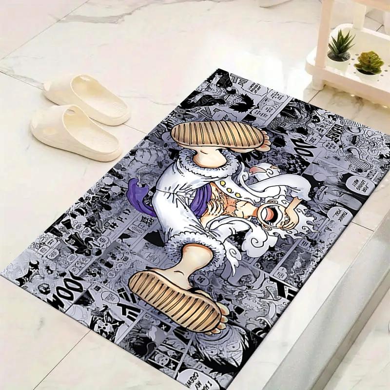1Pc Whimsical Cartoon Character Rug, Office Carpet Indoor Outdoor Doormat, Non-Slip, Comfortable, Living, Christmas Halloween, Xmas Gift S1394