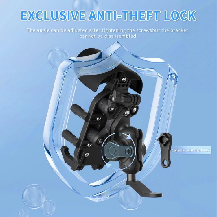 Cycling Phone Holder,Upgraded Motorcycle Phone Mount Bicycles Phone Mount Handlebar Cellphone Clamps