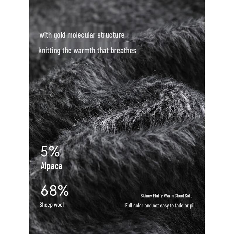XWI Women's Alpaca Blend New Chinese Style Long Wool Coat