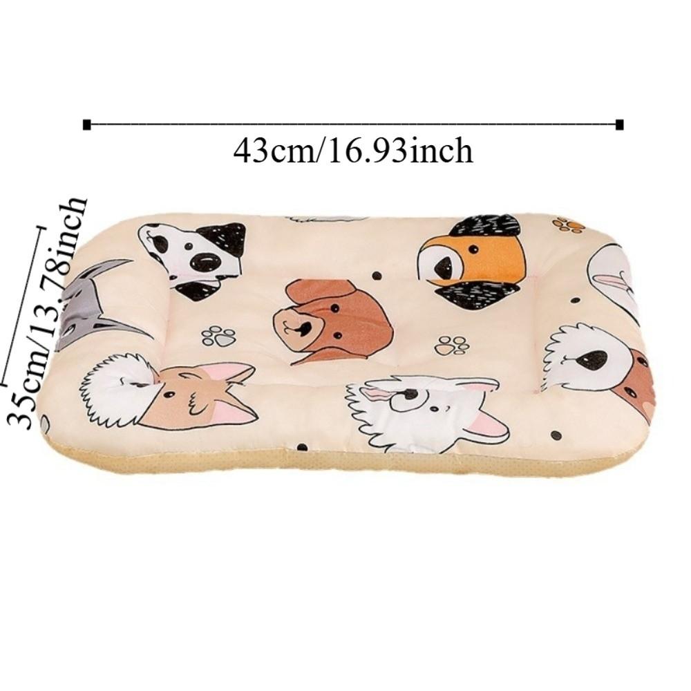 For Small Animal 43*35cm Pet Mat Breathable Comfortable Dog Mat Soft Print Design Cotton Pad All Seasons