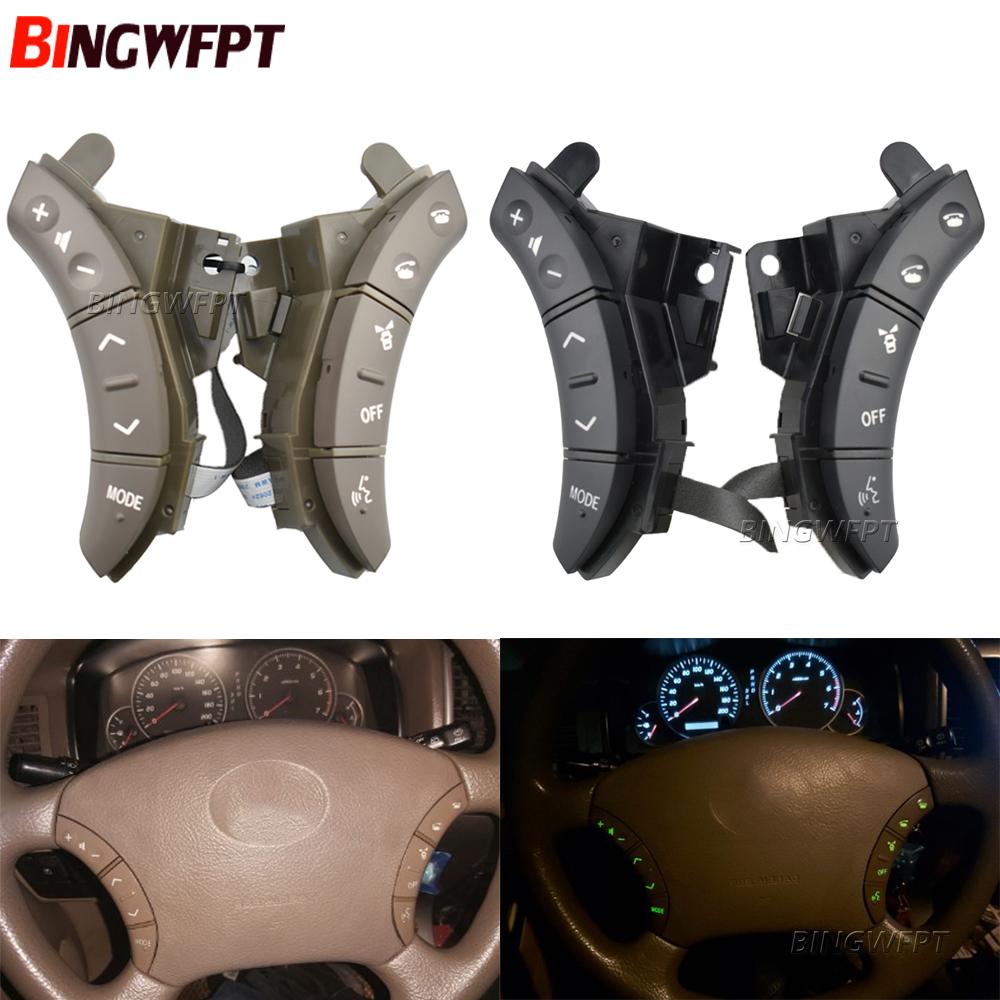 Auto Parts Multi-function Steering Wheel Control Switch Buttons For Toyota Land Cruiser Prado 120 2004-2009 75B037