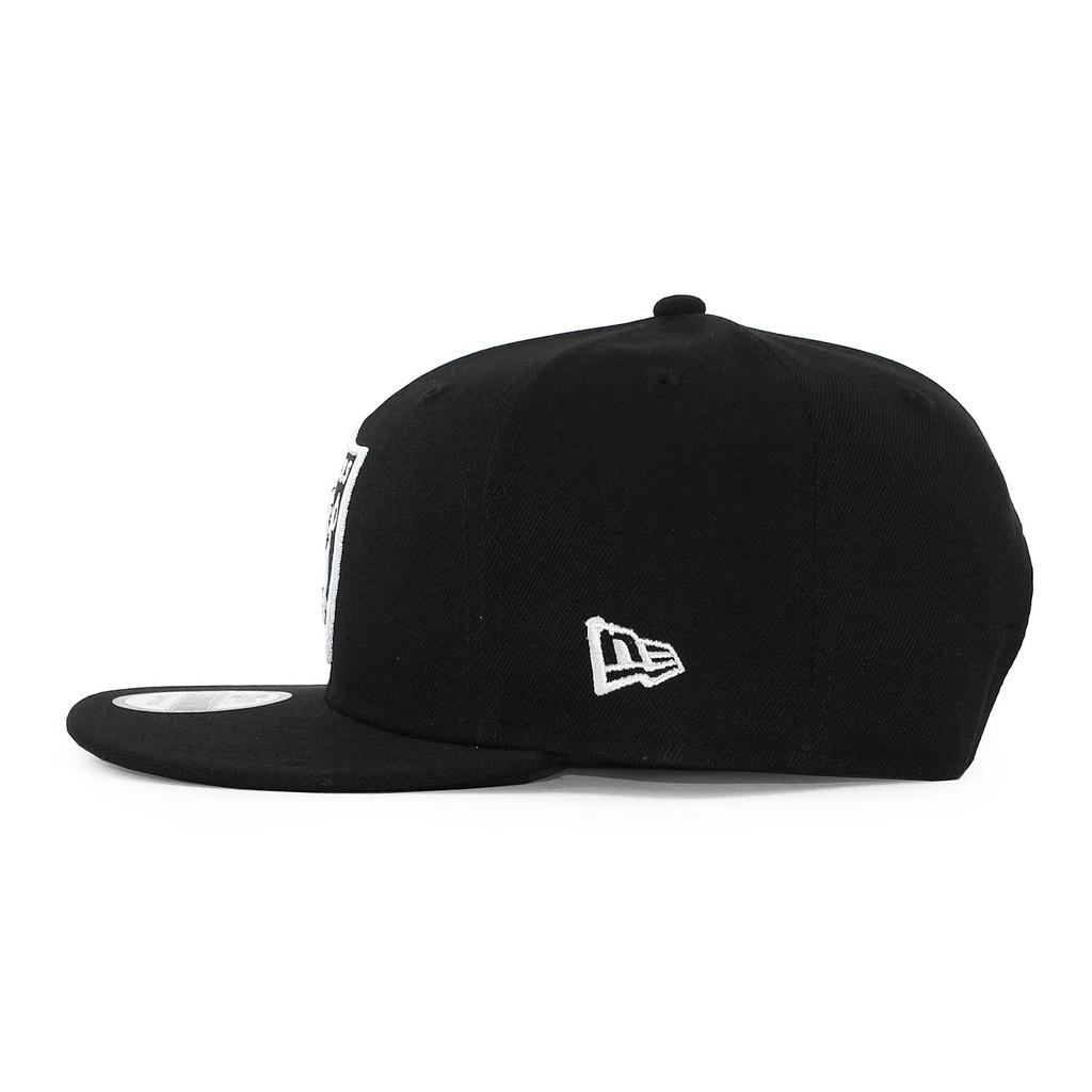 [New Era] 9FIFTY Snapback Cap Las Vegas Raiders [NFL BASIC SNAPBACK CAP] LAS VEGAS RAIDERS 950 American Football Black [Used]