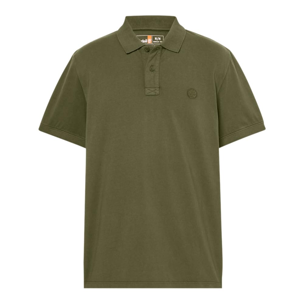 

Timberland Men s Short Sleeve Washed Polo Shirt, Leaf Green, Size S, TB0A6R29A581