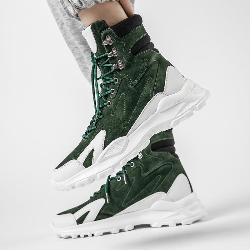 High-top Board Shoes Spring and Autumn New Youth Outdoor Personalized Sports Shoes Fashion Platform Casual Shoes