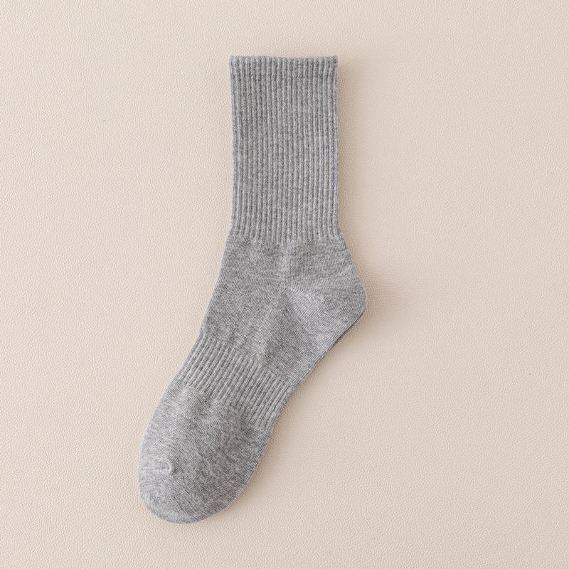 Men's and Women's Breathable Cotton Socks - Summer Short & Mid-Tube, Sweat-Absorbent, Sports & Casual, Small White Socks