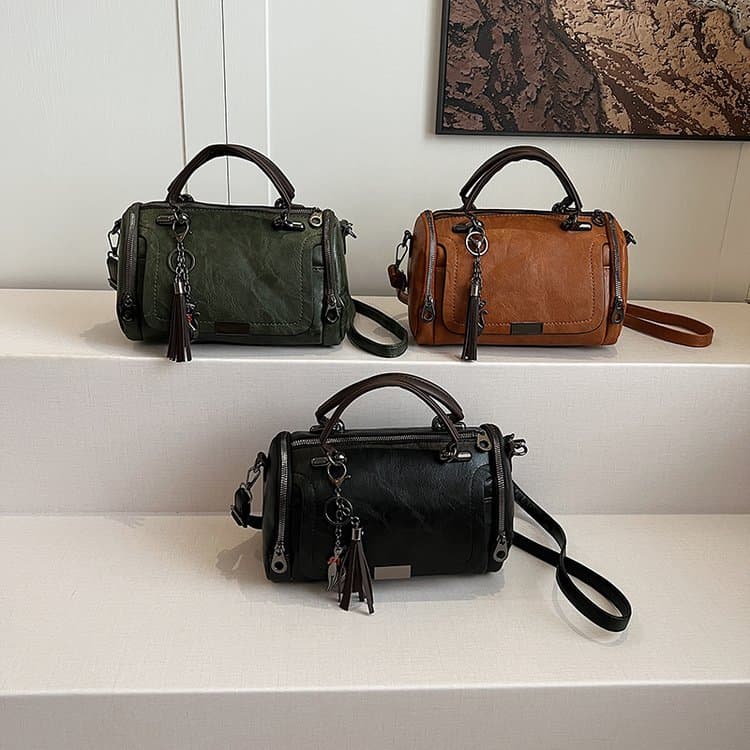 New Women's Vintage Pillow Bag One Shoulder Crossbody Bag