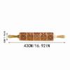 Christmas Rolling Pin Engraved Rolling Pin Embossed Rolling Pin