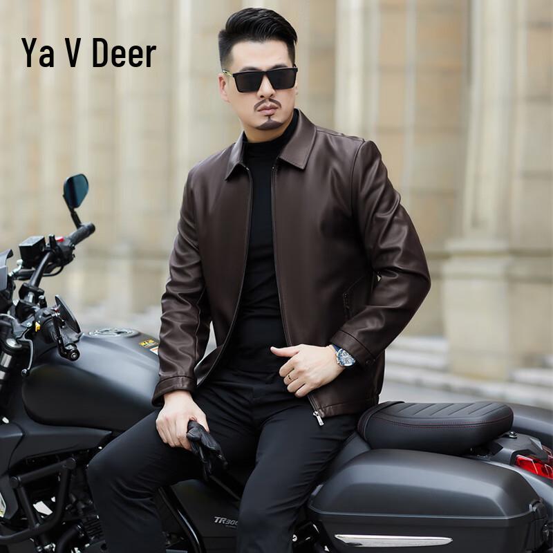 Yalu Men's Faux Leather Jacket