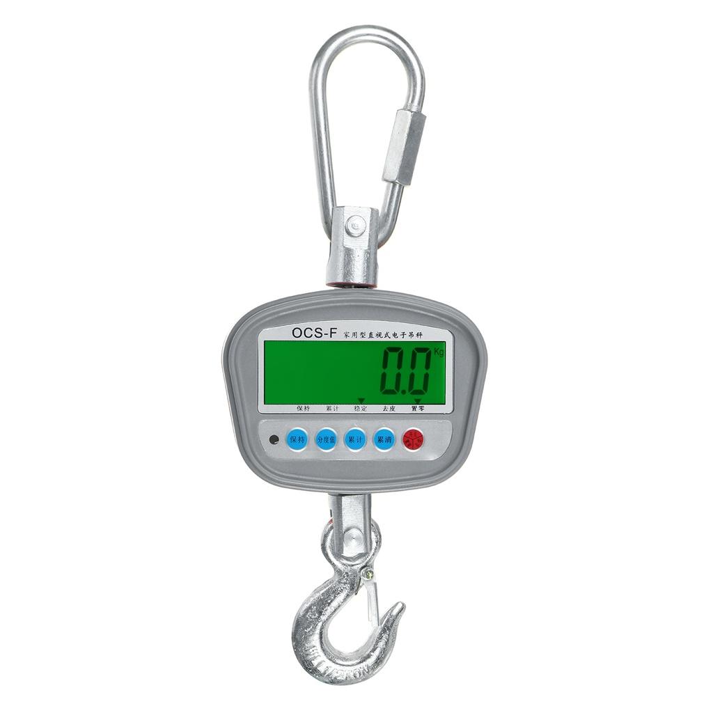High Precision Digital Crane Scale 300/500KG Heavy Duty Hanging Scale LCD Weighing Scales High Accurate Hanging Scale