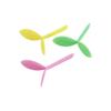 Silicone Reading Little Leaves Bookmark Little Grass Bud Sprout Bookmark Grass Buds Bookmark