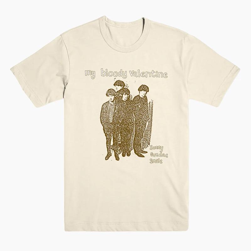 My Bloody Valentine Loveless 1992 T Shirt Vintage Oversize Rock Band Tee Men and Women Short Sleeve T-Shirt Summer Tops Clothing