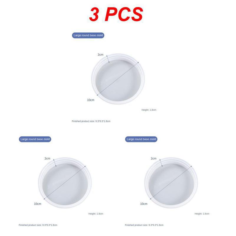 1~10PCS Smiling Teddy Bear Silicone Candle Mold 3D Animal Soap Resin Craft Plaster Making Kit Handmade Mold Home